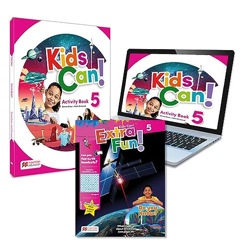 KIDS CAN! 5 Activity Book, ExtraFun & Pupil's App: cuaderno de actividades impreso