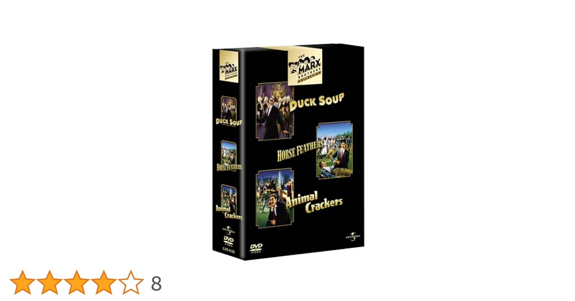 マルクス兄弟 DVD 4枚組2BOXセット マルクス・ブラザーズ DVDコレクション 中古DVD・ブルーレイ
