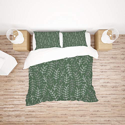 Parure de lit gris argenté chic en polyester ultra doux - 3