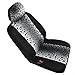 carXS Leopard Print Car Seat Covers Full Set, Includes Matching Seat Belt Pads and Steering Wheel Cover, Two-Tone Cheetah Print Gray Seat Covers for Cars for Women, Car Seat Protector Interior Covers