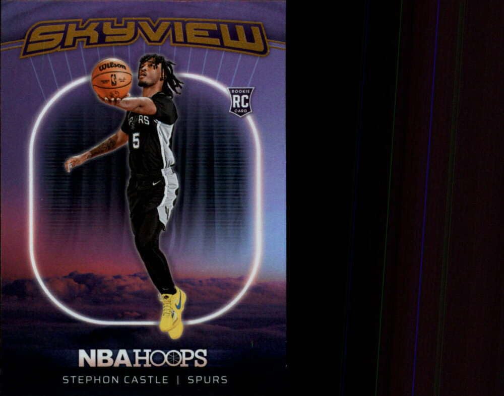 Amazon.com: 2024-25 NBA Hoops Skyview Holo #3 Stephon Castle San