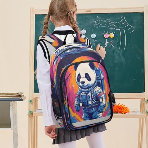 Sac à dos ordinateur panda astronaute pour voyage quotidien