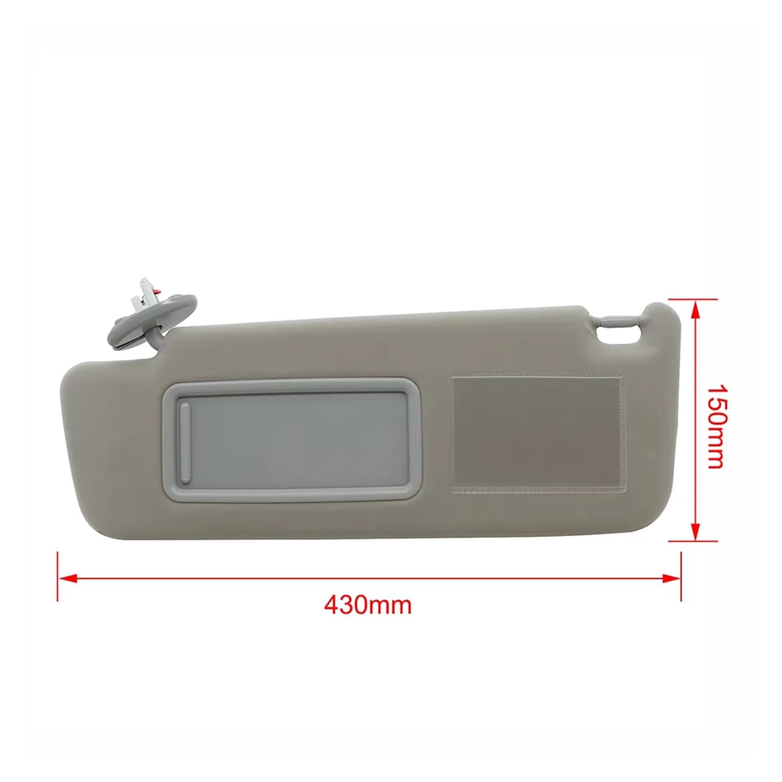 Frontscheibe Thermomatte Für Toyota Für Land Für Cruiser J12 2002-2009 Für Prado LC120 2003-2009 Fahrer Beifahrer Seite Mit Lampe 74310-6A020 Sonnenblende(Beige Left and Right)