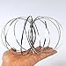 Imagen de SHATCHI Silver Infinity Arm Spring Slinky Juggle Dance 3D Magic Flow Ring Acero Inoxidable Fidget Spinner Interactivo Kinetic Descompresión Juguetes para niños y Adultos