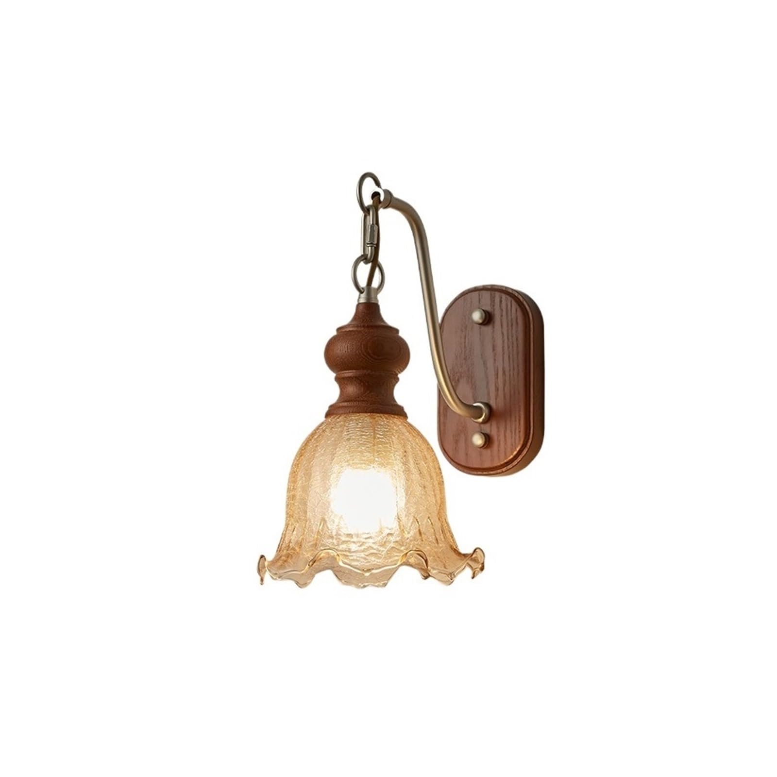 ZENY896V Bedroom Bedroom Bedside Lighting Fixtures Luxury Vintage Walnut Mood Wall Lamp Wall Sconce