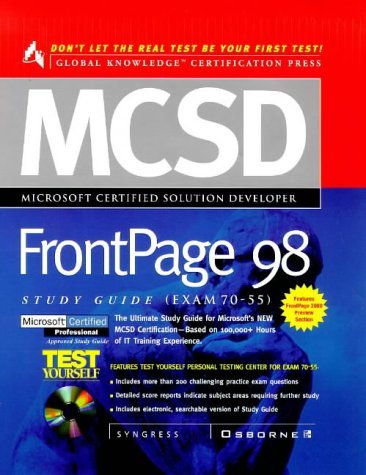 MCSD FrontPage 98 Study Guide (Exam 70-55): Syngress Media, Inc ...