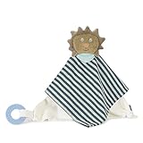 mit Rassel Sterntaler 3221623 - Kuscheltuch Leo, grau/türkis/braun/weiß