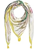 Gerry Weber Damen Tuch mit Tasseln Tuch gemustert Sand Gelb Multicolor Druck 99