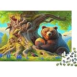 🌸【Une pièce mémorable】 : faites plaisir et défiez votre famille et vos amis en reconstituant cet incroyable puzzle de Ancient tree bears 1000 pièces. Ramenez à la maison des heures de plaisir et de divertissement que tout le monde appréciera.