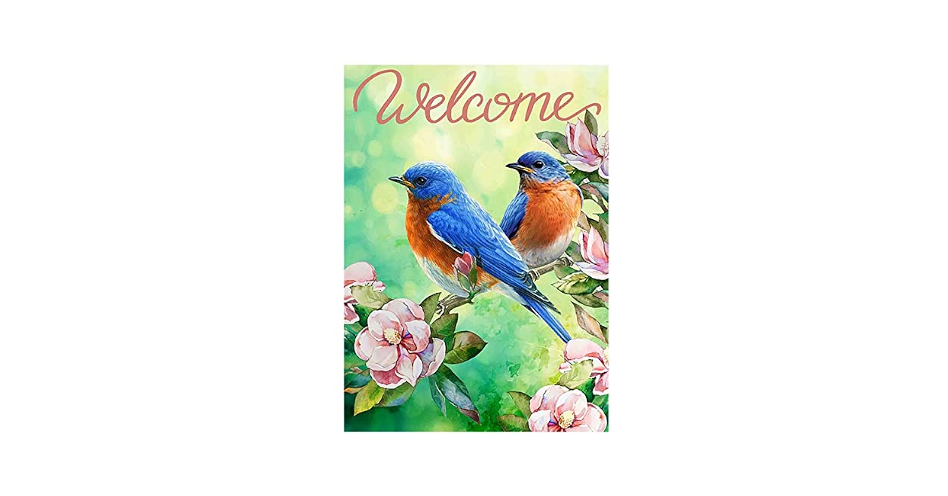 Amazon.com : Morigins Welcome Spring Birds Flowers Butterfly