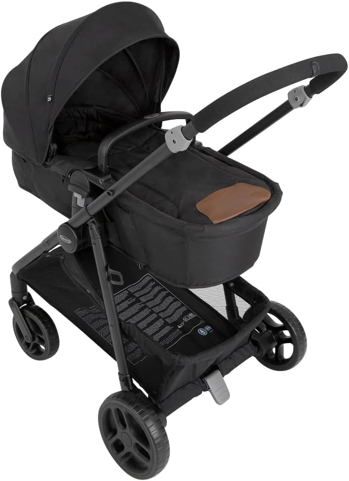 Graco Transform 2-in-1 Pushchair- Suitable from birth to approx. 4 years (22kg). Converts from Pramette to Pushchair with two-way usage Luxury footmuff. Includes raincover, Ink Tan fashion