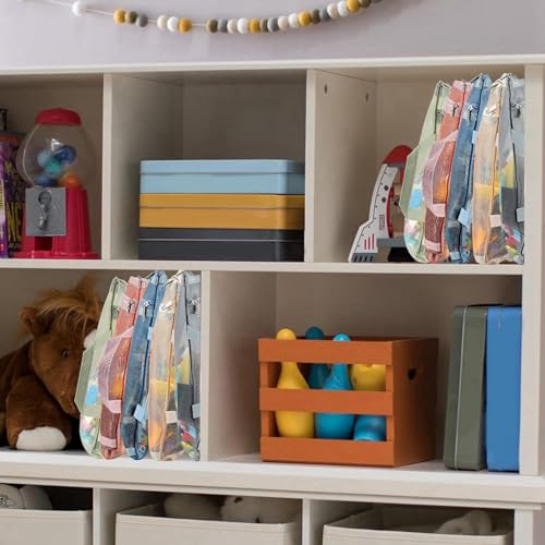 Bolsas de colores A4 y A5 para organizar bloques de construcción 2