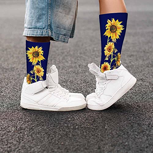 Image of Pehede Socks Mens Fun Dress Socks for Women Funny Novelty Crazy Design Socks