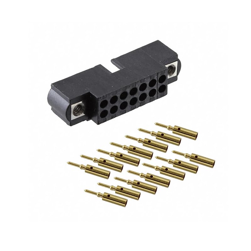 Wiring Connecting Terminals - M80-5601405[7+7 Way Male Crimp L/Bore + JS]