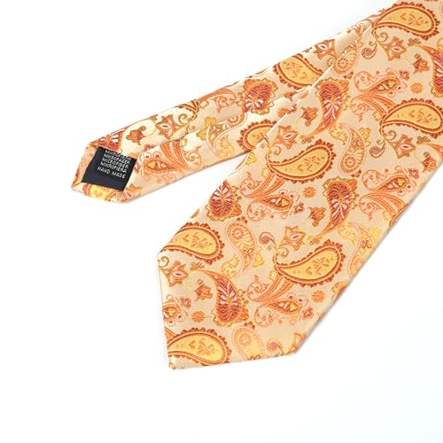 Image of Men's Tie Set with Pocket Square and Cufflinks | 100% microfiber; tie 59 x 3.15 in; square 10 x 10 in; gift box included
