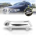 AutoBeeDen Blinker für Volkswagen VW GTI, Golf 5/6 Wagon/Plus, Sharan, Eos, Jetta 3, Passat; SEAT Alhambra; SKODA Superb mit E-Markierung (Klar Links)