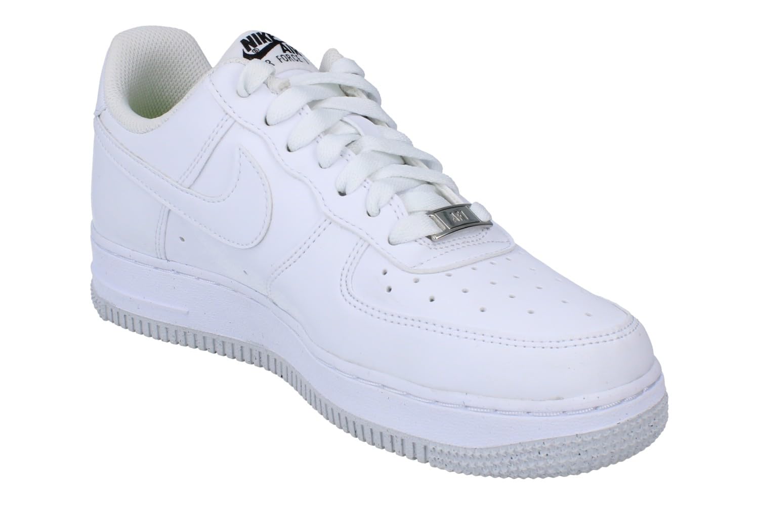 Nike Air Force 1 '07 Next Nature Mujer White/White-Black-Metallic Silver EU 40.5