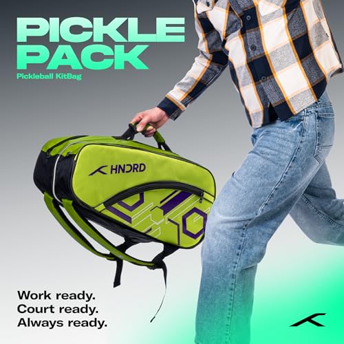 Image of HUNDRED Pickle Pack Pickleball Kit Bag | Spacious Paddle Sports Kit Bag with Large Compartment for Paddles, Shoes & Gear - Ideal for Sports, Gym & Travel | Unisex Design