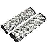 ➤【Weich und bequem】 - Diese weichen Sicherheitsgurtpolster bestehen aus hochwertigem, weichem Plüsch. Die Oberfläche ist klebrig mit glänzendem, funkelndem Kristall, der sehr modisch und schön ist. Bieten Sie eine sicherere und komfortablere Erfahrung.