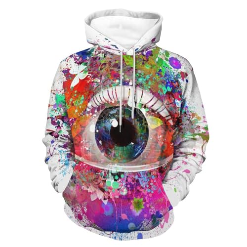Sweat à capuche œil de couleur UMENG pour vos sorties