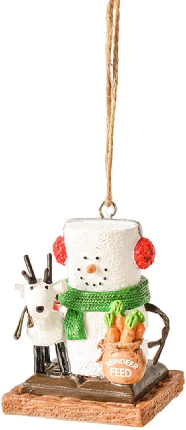 Ornement S'Mores avec rennes Ganz MX179694 une idée cadeau originale pour invités