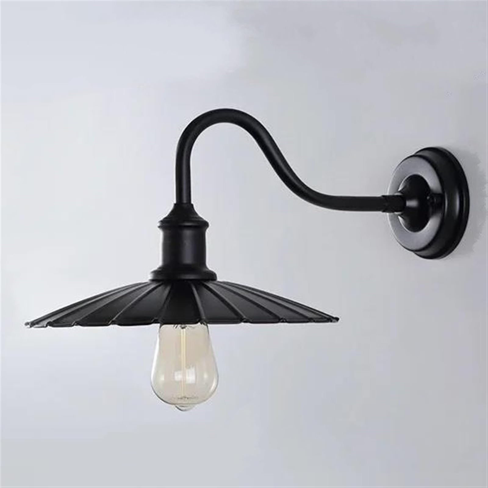 VDOQTLJT Wall Light American Retro Country Loft Outdoor Waterproof Lamp for/Balcony/Doorway/Store/Industrial Creative Decor Lighting Sconce Battery Lights(A,1 pieces)