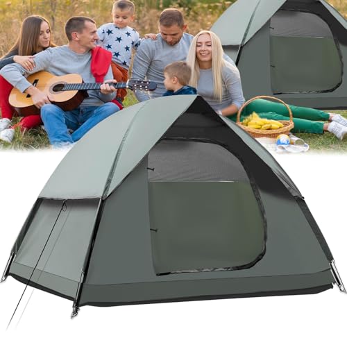 Camping Zelt 2-3 Personen Kuppelzelt Ultraleichte, Zelte Doppelschicht...