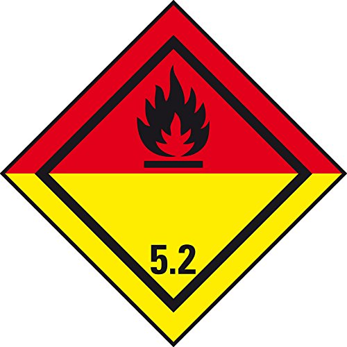 LEMAX® Verpackungskennzeichen Kl.5.2 Org.Peroxide,Folie,seewasserbeständig,50x50mm,500/Rolle