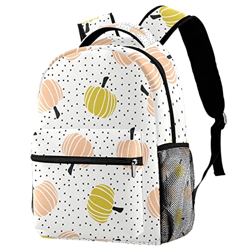 Sac à dos de voyage scolaire motif cœurs colorés pour le campus et les sorties