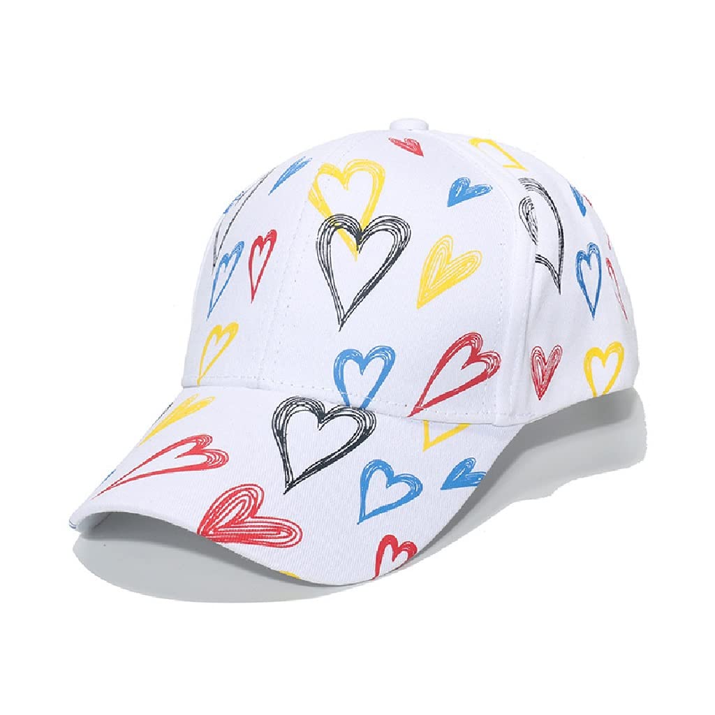 Berretto da Baseball con Lettera di Moda Graffiti Cappellino Hip Hop con Visiera Cappello a Molla da Uomo Berretto in Cotone con Snapback Regolabile per Cappelli da Donna
