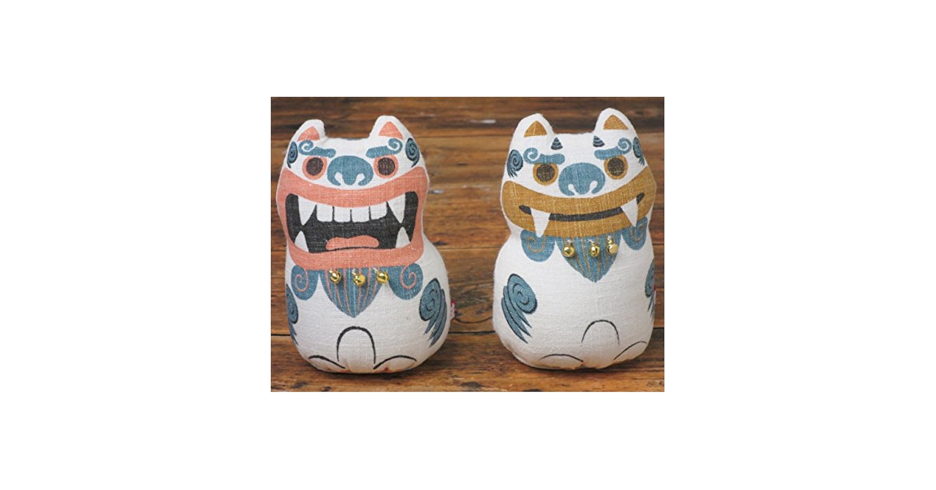 【縁起物】あ・うん　シーサー狛犬 Amazon.co.jp: （ 麻人形 S あ、うん。 一対 ） 阿吽 ペア