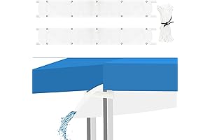 Premium 10 ft. Gazebo Gutter Kit Durable Canopy Rain Gutter for Tents Outdoor Events