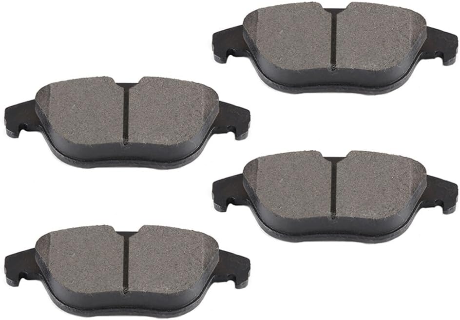 INEEDUP Semi-Metallic Disc Brake Pads Set Rear For Mercedes-Benz GLK250 2013-2015,For Mercedes-Benz GLK350 2010-2015 D1341(4PCS), 105279-5208-1830578694