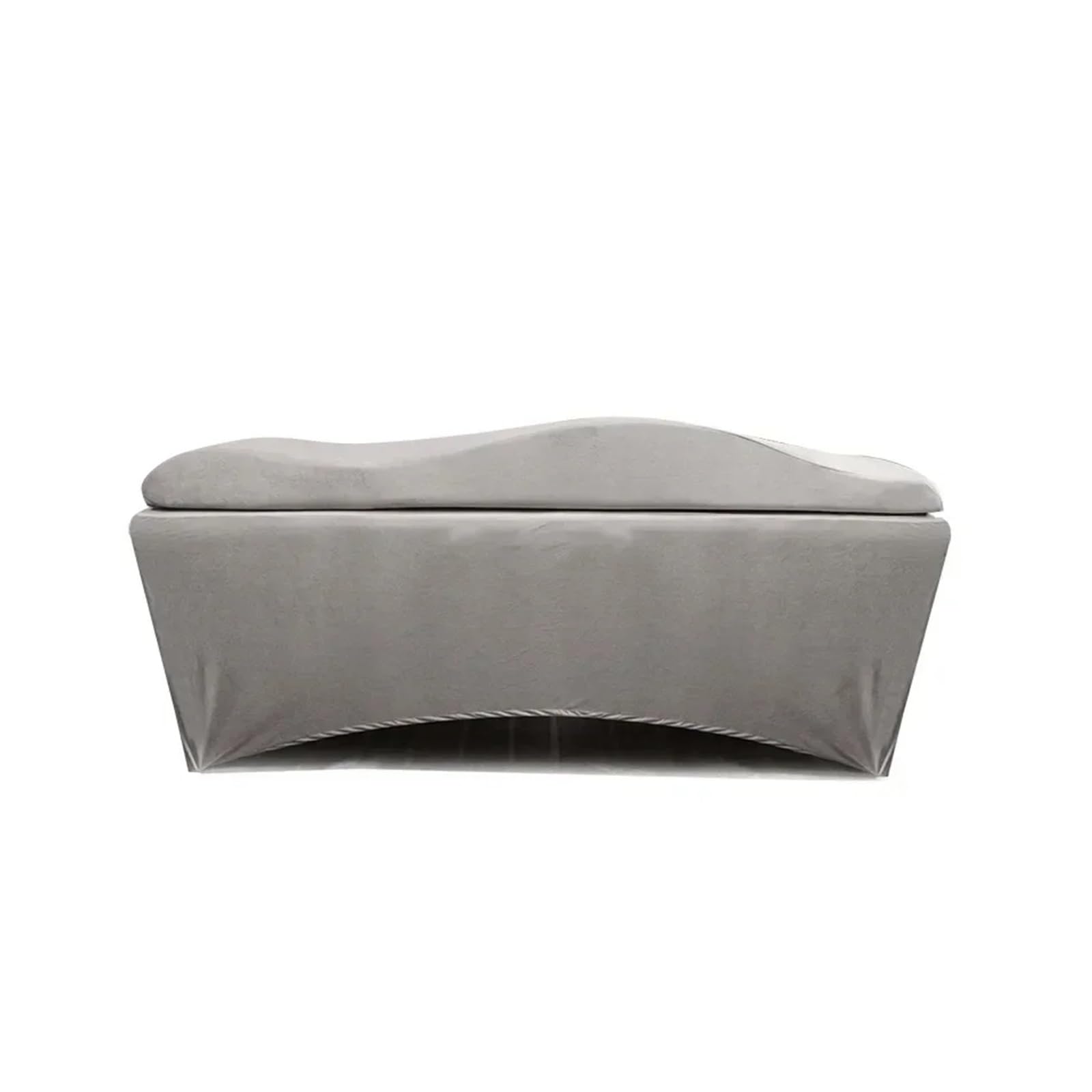 Curved Mattress Bed Topper Lash Bed Topper and Cover, Ergonomic Curvy Massage Table Cushion, Eyelash Mattress for Beauty Salon(Grey Bed and Cover,180x60 cm)