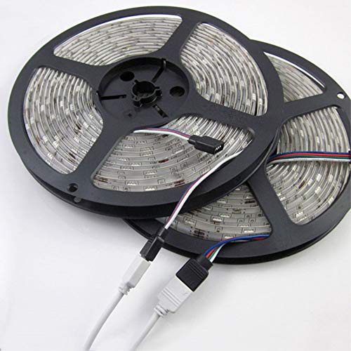 Rgbzone 2 Pack 4 Pin 1 To 2 Female Led Rgb Splitter Connector Cable With 6 Free Male 4 Pin Plugs For One To Two 5050 3528 Rgb Led Light Strip- -30Cm/12Inch #TOP4