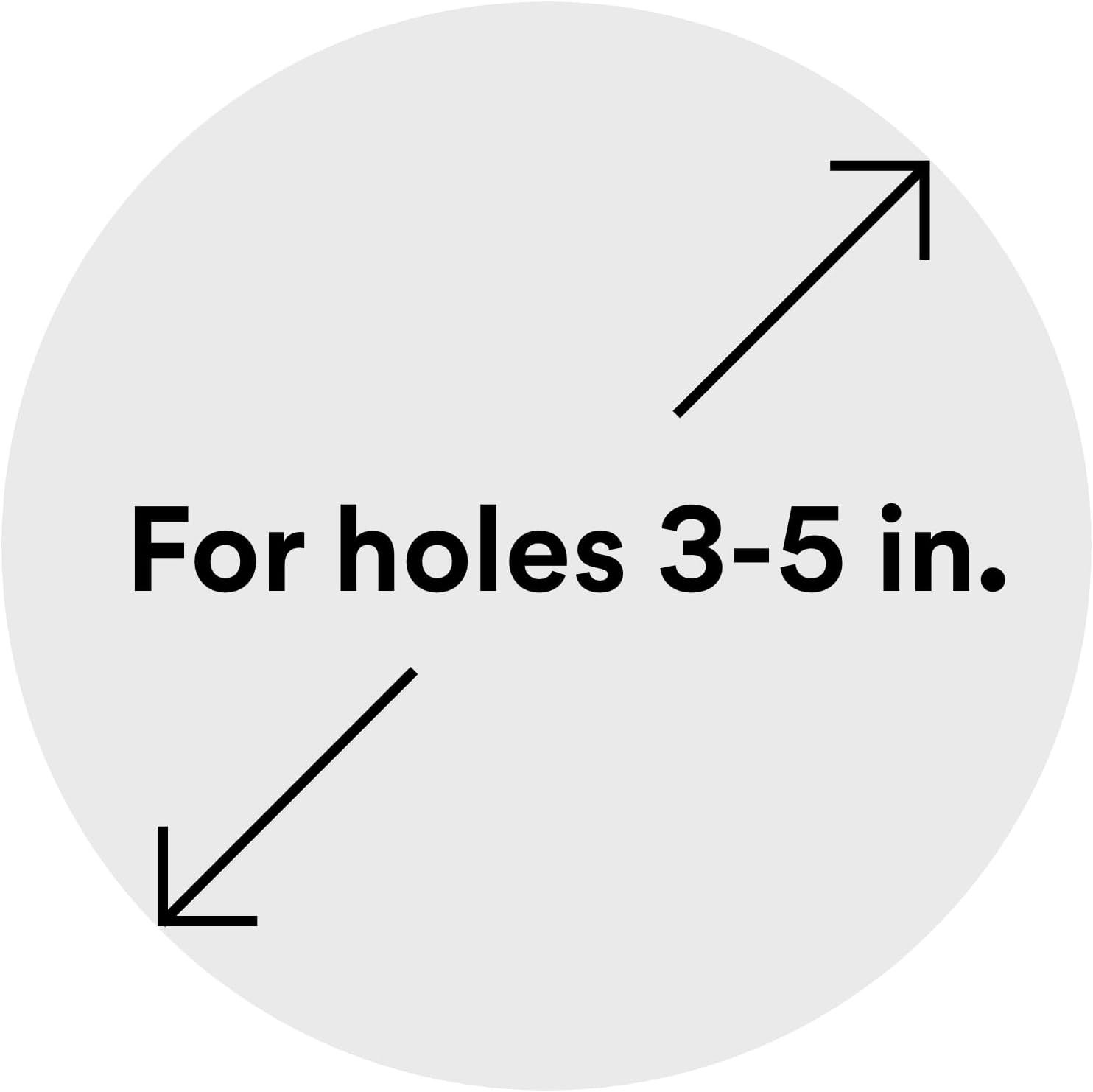 3M High Strength Large Hole Repair Plate, 4-pack