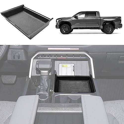 RUNROAD Lower Center Console Organizer Compatible with Toyota Tundra 2022