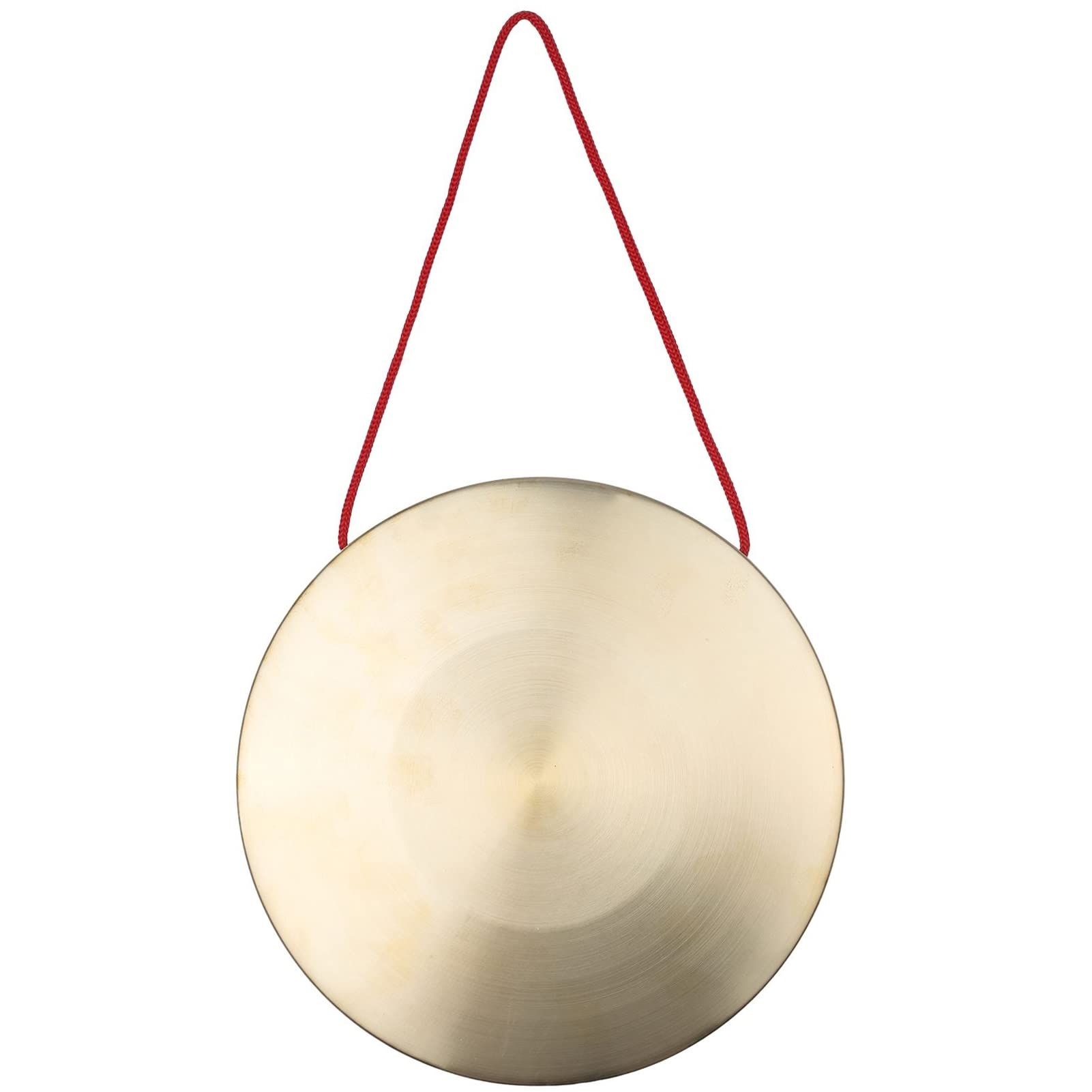 Benkeg 22cm Mano Gong Cymbals Latón Cobre Chapel Opera Instrumentos de Percusión con Round Play Hammer,Instrumento de percusión