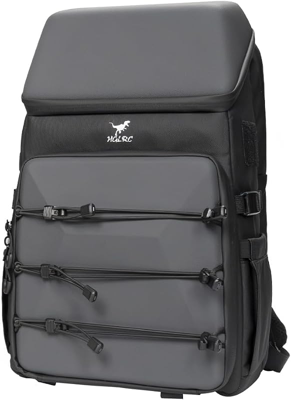 Mochila para Dron B2 FPV, bolso de hombro para Dron cuadricóptero de carreras FPV y piezas (negro-gris)