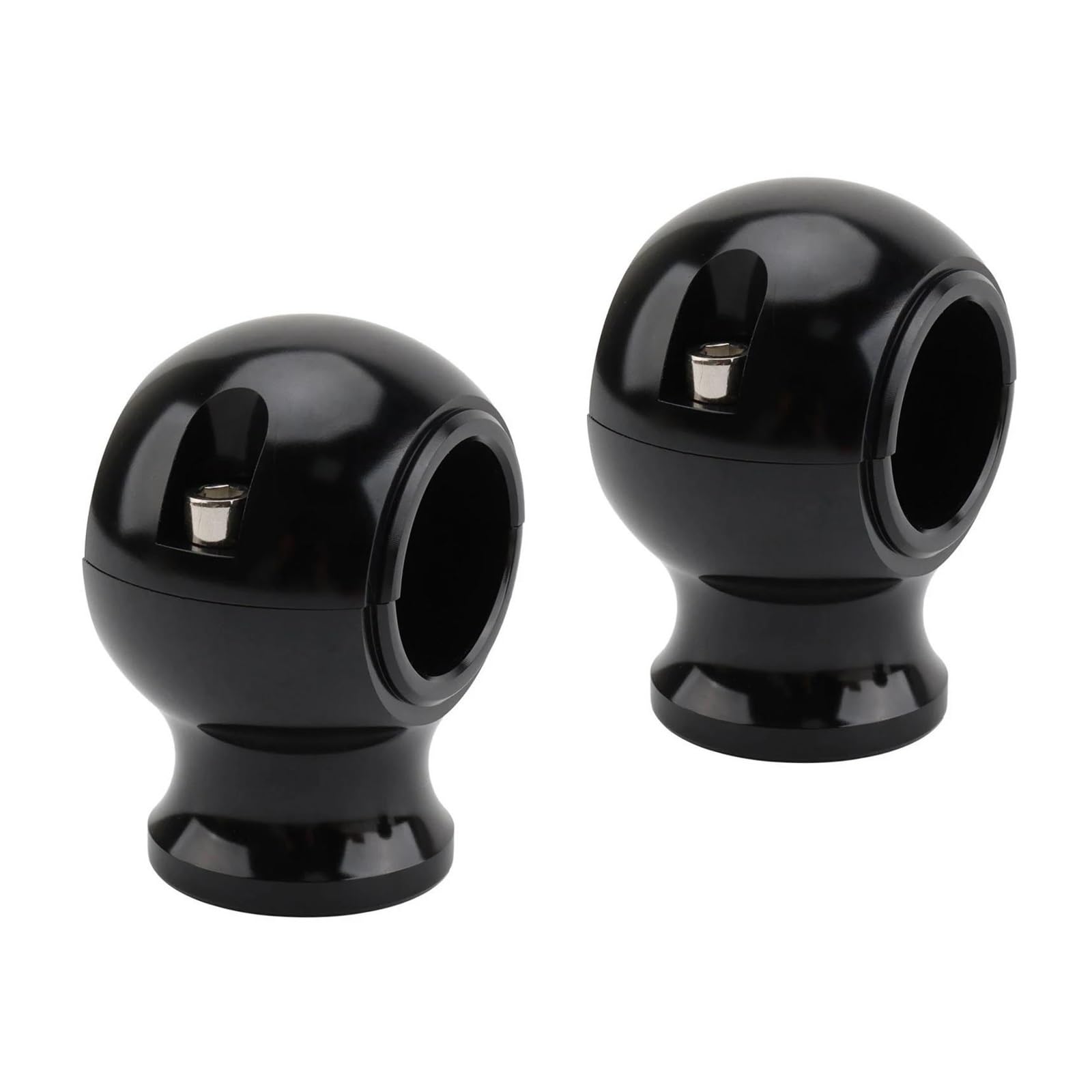 Elevadora Manillar Abrazadera Elevación para Manillar Motocicleta Universal 1-1/4" Y 32 Mm Redonda Gruesa para Shadow para Dyna para Chopper para Bobber(Cromo)