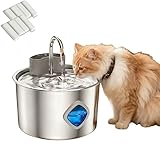 Diseño de flujo estimulante: El atractivo chorro de agua de la fuente atrae naturalmente a los gatos, quienes instintivamente prefieren el agua en movimiento. Esto fomenta una mayor ingesta de agua, lo que promueve una mejor hidratación. El agua circulante también se mantiene más fresca, lo que mejora su sabor y resulta más atractiva para su mascota.