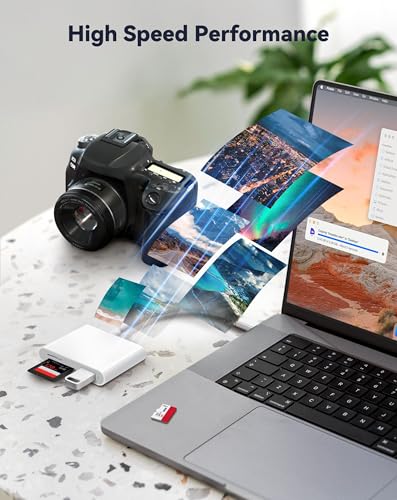 image for Fubiaofei SD Card Reader for iPhone USB C, USB-C to SD/TF Memory Card 