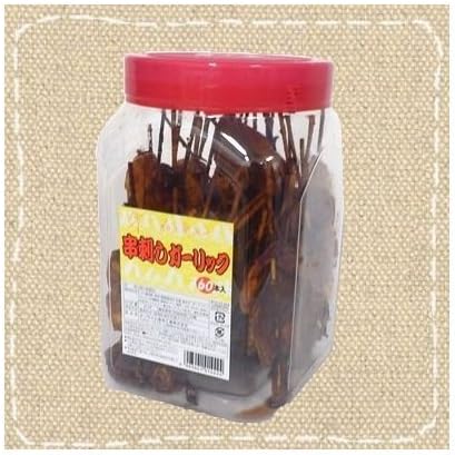 Amazon よっちゃん 串刺しガーリックいか 60本入り 串刺しガーリックいか 駄菓子 通販