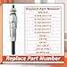 Mhrxusd M87919 Glow Plugs Set Replacement for John Deere 330 332 375 430 435 455 655 670 6x4 F915 F925 F935 X495 X595 1435 2020 2030 for Yanmar 3TN66C 3TN66UJ Replace 0-250-202-110 3PCS