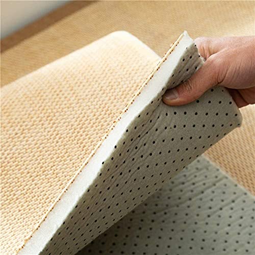 Tapetes de bambu entrelaçados de verão Tapetes de tatame Tapetes para espessamento de carpete da sal