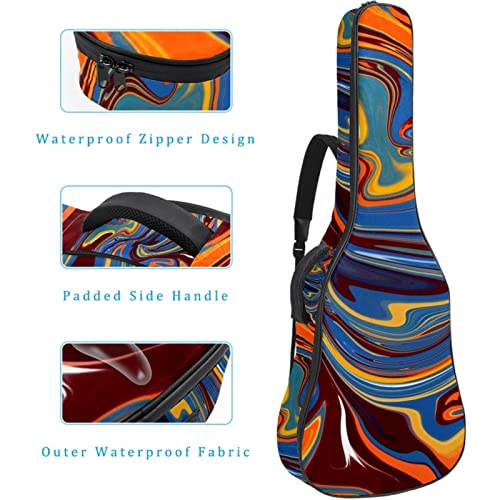Housse imperméable pour guitare acoustique avec double bandoulière et poche, Multicolore 01., 42.9×16.9×4.7 in… - Les Beatles, Paul McCartney, John Lennon, RIngo Starr, George Harrison Housse imperméable pour guitare acoustique avec double bandoulière et poche, Multicolore 01., 42.9x16.9x4.7 in… – Image 5