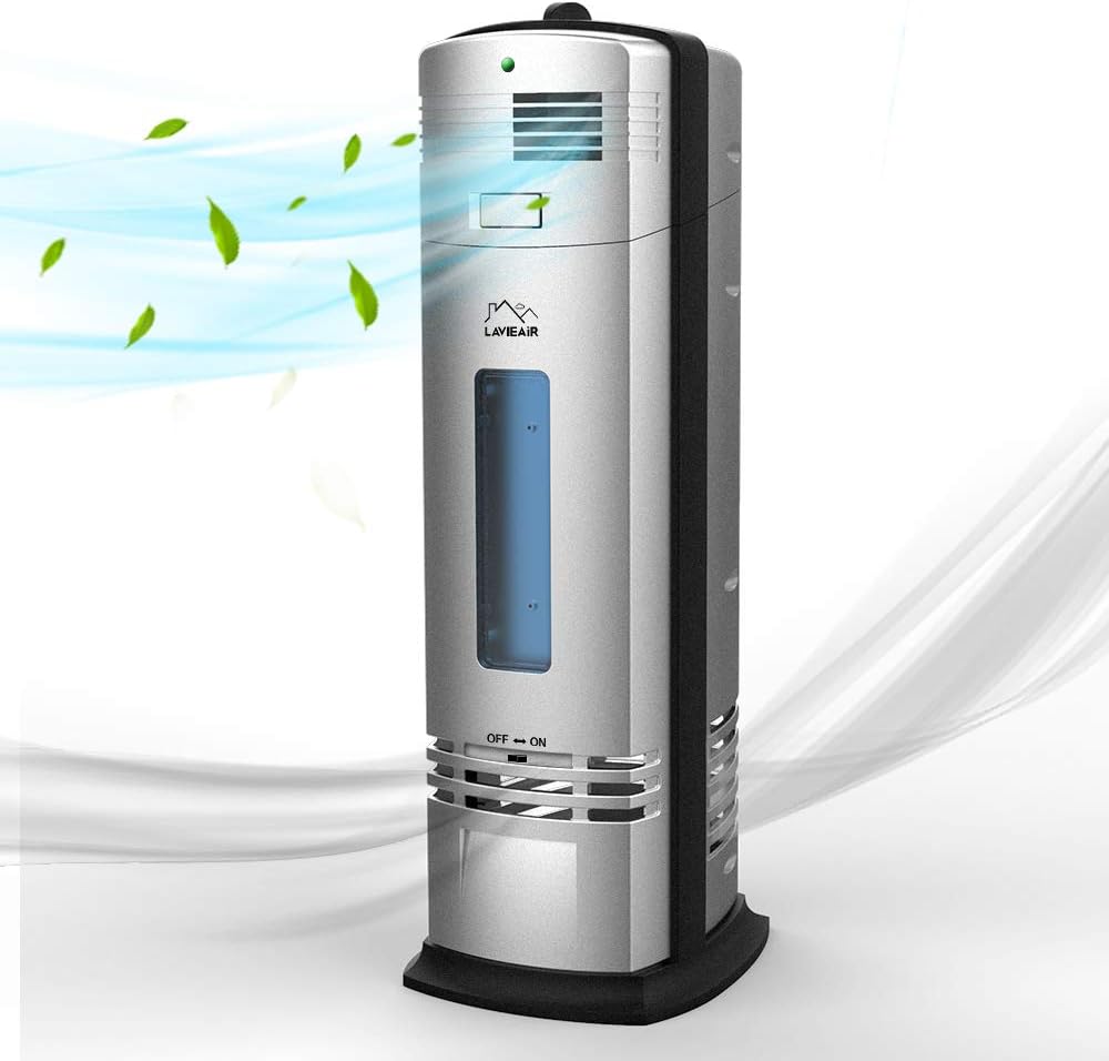 Portable Air Purifier –Electrostatic Precipitator with Washable Dust Collector, Replacement-free Ionizer for Airborne Particles like Smoke, Ideal for Small Room and Compact office