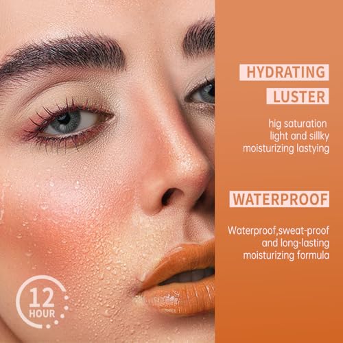 Image of Matte Creamy Lipstick for Women, Long Lasting Waterproof Velvet Lipstick, Lip Stick Crayon Buildable Blendable Creamy Color, Moisturizing Longwear Lip Makeup 07#