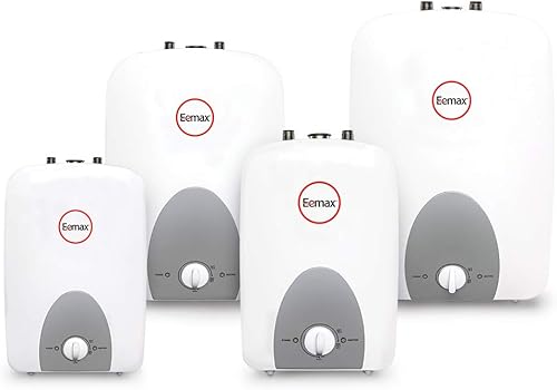 Miniatura 3 de Eemax EMT1 - Calentador de agua eléctrico de 1.5 galones, color blanco, 12.50 x 11.00 x 10.00 pulgadas