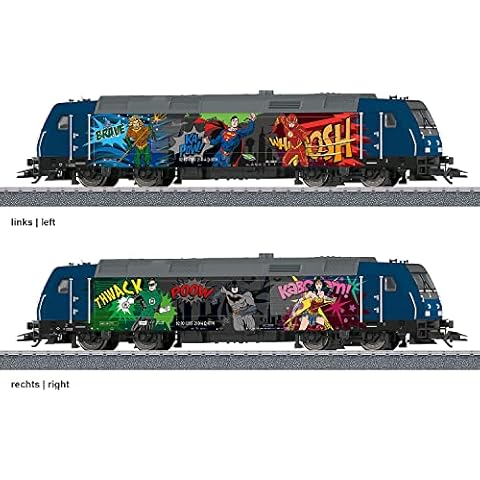 Märklin Modelleisenbahn Start up - Diesellokomotive Baureihe 285 Superhelden - digital steuerbare Spur H0, 22 cm Modelleisenbahn ab 3 Jahre Cover
